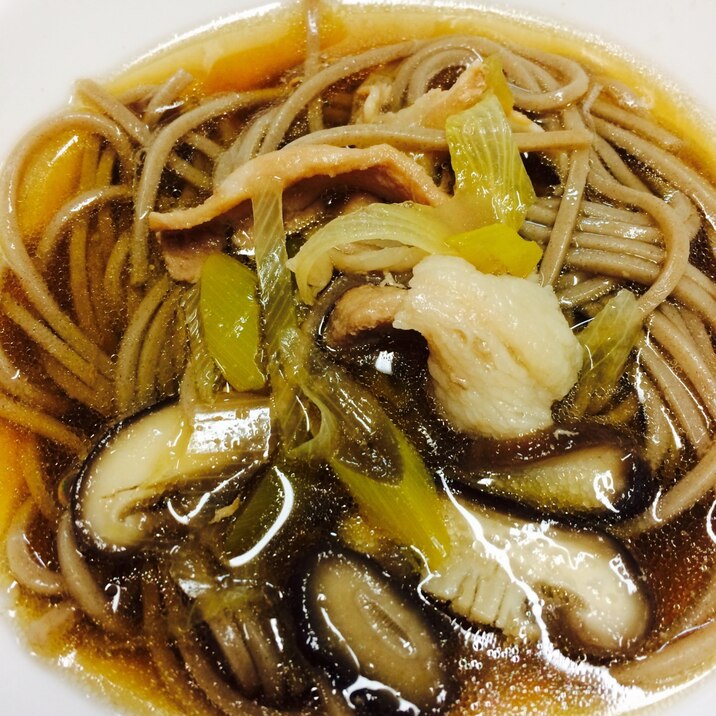 しいたけでヘルシーなお蕎麦☆